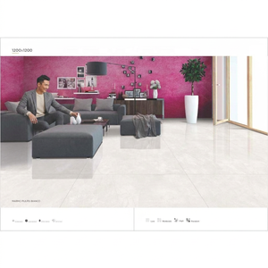 Baldosa de Porcelana Vistaar Paradise Gris Brillante 1200x1200mm, Baldosa Clásica para Piso 120x120cm, 12mm de Grosor, Diseño Antibacterial Antideslizante - Product Image 6