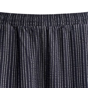 Pantalon décontracté pour homme à rayures, coupe droite, taille élastique, avec poches, personnalisable OEM, léger, style streetwear - Product Image 6