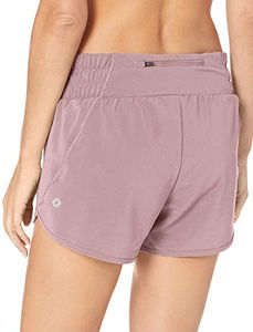 Shorts de course décontractés pour femmes, coupe standard, tissés, taille haute, style boardshorts, avec taille froncée, grandes tailles, qualité économique - Product Image 6