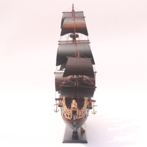LE SOLEIL ROYAL - ÉDITION SPÉCIALE 100% DIOSPYROS MUN - Maquette en bois inspirée du navire historique français pour collection nautique - Product Image 5