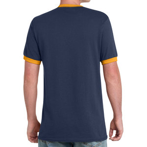 Durable Fabric <b>Ringer</b> <b>T</b>-<b>Shirt</b> Lightweight Feel <b>Ringer</b> <b>T</b>-<b>Shirt</b> For Daily Wear And Comfortable Fit - Product Image 2