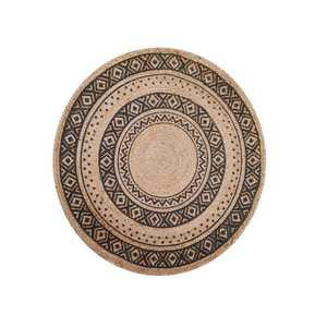 Alfombra de Yute Hecha a Mano de Alta Calidad, Alfombra de Fibra Natural Sostenible para Decoración Moderna del Hogar, Estilo Rústico, Bohemio y Campestre - Product Image 6