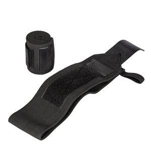 Bandes de compression professionnelles pour poignets, idéales pour la musculation et le bodybuilding, en polyester et coton, avec fermeture magnétique – Vente Flash - Product Image 1