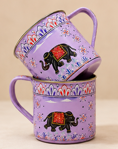 Taza Moscow Mule de Cobre con Recubrimiento en Polvo Azul Claro Premium, Regalo de Lujo con Diseño de Herencia India, Jarra de Cerveza de Metal Sólido Resistente - Product Image 4