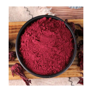 Polvo de Flor de Hibisco 100% Puro y Orgánico, Polvo Herbal Seco para Té, Smoothies, Ingredientes Alimenticios y Uso Cosmético - Product Image 1