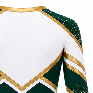 Conjunto de Uniforme de Animadora de Campeonato, Costuras Premium, Personalización Completa, Servicio OEM, 100% Poliéster, Sublimación Profesional - Product Image 5