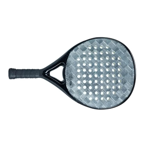 Raqueta de Pádel Redonda con Superficie de Malla Ancha de Carbono 18K y Núcleo de Eva Suave - Product Image 4