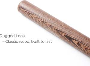 Varilla de inspección de neumáticos de madera dura de 18 pulgadas de alta resistencia para camiones, autocaravanas y remolques con agarre ergonómico para una fácil inspección. - Product Image 3