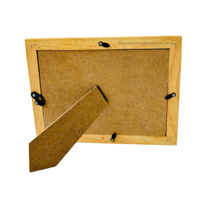 Cadre photo en bois naturel - Cadre photo rustique fait à la main pour la décoration de la maison ou comme cadeau - Product Image 4