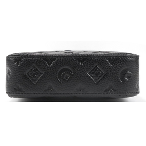 Men PU Leather Crossbody <b>Bag</b> Embossed <b>Small</b> Messenger <b>Bag</b> Casual Shoulder Phone <b>Bag</b> With Adjustable Strap - Product Image 4