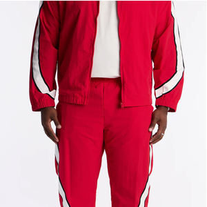 Conjunto Deportivo de Invierno para Hombre, Corte Ajustado, Color Sólido, Personalizable al Por Mayor, con Pantalón de Nylon Ecológico en Bloques de Color - Product Image 5