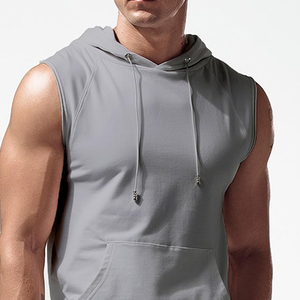 Sudaderas con Capucha Premium para Hombre, Invierno, Gimnasio, 100% Algodón, Forro Polar, Sin Mangas, Secado Rápido, Colores y Tallas Personalizables - Product Image 6