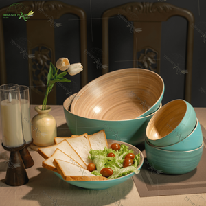 Tazón de Bambú 2025, Diseño Personalizado, Clásico, Reutilizable, Compostable, 100% Natural, Ecológico, Desechable, Cero Desperdicio, Estilo de Vida para Fiestas - Product Image 6