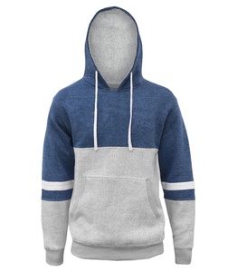 Sweats à capuche pour hommes personnalisés, respirants, imperméables et coupe-vent, en tissu tricoté durable coton/polyester, faible MOQ, service OEM en stock - Product Image 1