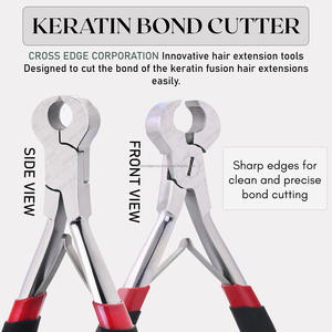 Outils d'extension de cheveux personnalisés OEM Kératine Tip Cutter Hair Extension Bond Cutter Plier Pearl Remover and Close Pliers - Product Image 3