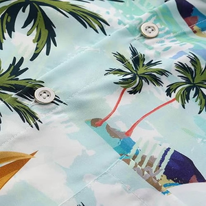 Chemise Hawaïenne Personnalisée à Imprimé Floral pour Homme – Été, Sublimée, Boutonnée, Respirante, Infroissable, Tricotée, Décontractée, Plage, Écologique, Séchage Rapide - Product Image 6