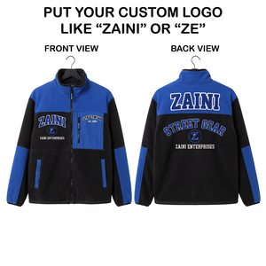 Custom Premium 240g Fleece Quarter-Zip <b>Running</b> <b>Jacket</b> Embossed Custom Logo Waterproof Breathable Quick Dry Men's Autumn Casual - Product Image 1