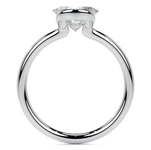 Anillo de Moissanita con Corte Ovalado y Engaste de Bisel, Plata de Ley 925, Chapado en Oro de 14K, 4 Gramos, Certificado, de Lujo para Compromiso, Boda y Novia - Product Image 3