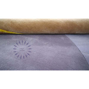 ชุดพรมปูในพื้นที่ทำด้วยผ้าขนสัตว์โมเสคแบบถักมือสุดหรูของโมร็อกโก81สำหรับตกแต่งห้องนั่งเล่นและห้องนอน - Product Image 1