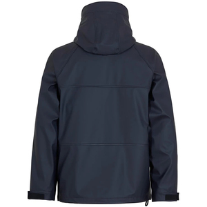 Men's <b>Red</b> Canvas <b>Waterproof</b> Hooded Rain <b>Jacket</b> Zip Fly Stand Collar Winter Outdoor Regular Fit Left Sleeve Logo 100% Polyester - Product Image 4