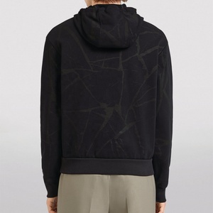 Men's Plain Long Sleeve Fleece <b>Zip</b>-<b>Up</b> Hoodie-PIHA SPORTS Polyester/Cotton Blend Winter Workwear Soft & Comfy Adult Top - Product Image 3