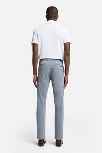 Pantalones Oxford Gris Claro para Hombre, Corte Recto, Estilo Casual, Cierre de Botones, Cintura Media, Bolsillos Laterales, Tejido de Tela, para Primavera - Product Image 2