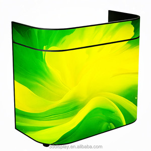 Mostrador de Recepción Público GOB y Mesa de Transmisión P2.5 y P1.86, Moderno Mostrador de Recepción para Sala de Prensa de Televisión - Product Image 2