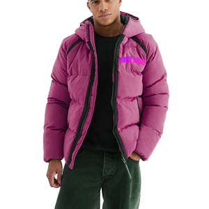 New Custom Coated Front Men Winter Puffer <b>Jacket</b> High Quality Customized <b>Plus</b> <b>Size</b> Windproof Breathable - Product Image 4