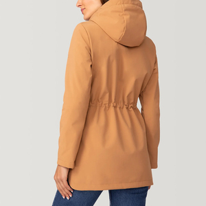 Chaqueta Softshell Impermeable y Cortavientos para Mujer, con Capucha, Forro de Sherpa, para Otoño e Invierno, Ideal para Senderismo - Product Image 2