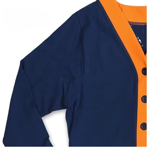 New Arrival Unisex Custom Winter School Uniform V-Neck <b>Cardigan</b> OEM Casual Long Sleeve <b>Thick</b> Acrylic Anti-Wrinkle University - Product Image 3