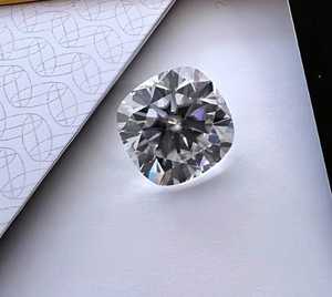 Diamant de laboratoire CVD populaire de 1,01 carat, taille coussin, couleur E-F, pureté VS2, fabriqué à la main en Inde pour la fabrication de bijoux (bagues, boucles d'oreilles, pendentifs) - Product Image 4