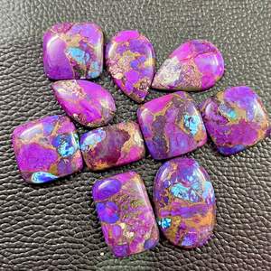 Cuarzo Natural Mohave, Cabujón de Piedra Preciosa, Lote de Piedras Preciosas Sueltas al por Mayor, Gemas Trimurti de Rajasthan para la Fabricación de Joyas - Product Image 1