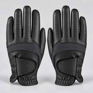 Gants de golf respirants en cuir synthétique, accessoires de sport avec contrôle de l'humidité, ajustement confortable et adhérence fiable pour le golf - Product Image 1