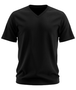 Maillot de football noir à manches courtes pour homme, col rond, maille respirante, coupe ajustée, vêtements toutes saisons - Product Image 3