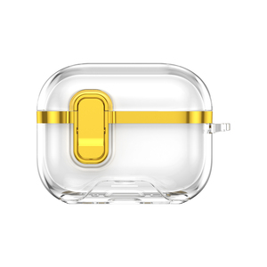 Funda Transparente para Auriculares con Bloqueo de Seguridad, Sensación de Cuero Electrochapado en TPU, para Pro - Product Image 2