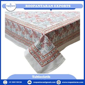 Manteles Rectangulares de Algodón con Estampado Floral, para 8-10 Personas, 180 x 270 cm, Lavables, con Diseño de Lirios Lilas Tango - Product Image 4
