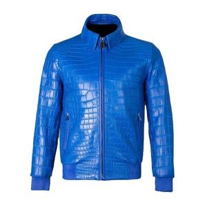 Chaqueta Bomber de Cuero con Textura de Piel de Oveja, Diseño en Relieve, Reversible, para Invierno, Fabricante OEM Personalizado - Product Image 5