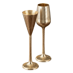 Gobelet à vin en laiton pur fait main, finition or vintage, pour bar à domicile et décoration de mariage, vaisselle de luxe incassable, en promotion - Product Image 2