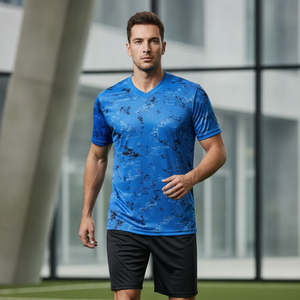 Conjunto de Uniforme de Fútbol Personalizado al por Mayor, Camiseta de Fútbol Sublimada de Secado Rápido, Ropa Deportiva de Entrenamiento para Hombre de Fábrica - Product Image 4