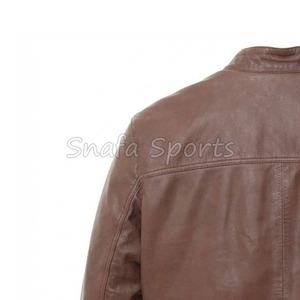 Dernière mode, design unique, veste en cuir pour homme avec service OEM, meilleur design, veste en cuir de haute qualité à prix raisonnable - Product Image 6