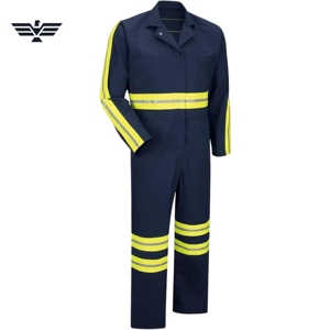 Combinaison de travail haute visibilité en gros, vêtement de sécurité réfléchissant, uniforme de travail résistant à l'eau, combinaison de travail - Product Image 5