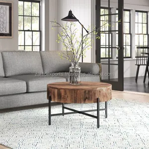 Premium Black Metal Coffee <b>Table</b> <b>Matte</b> Finish Contemporary Home Furniture Designer Iron Minimalist Metal Modern Zahid Exports - Product Image 2