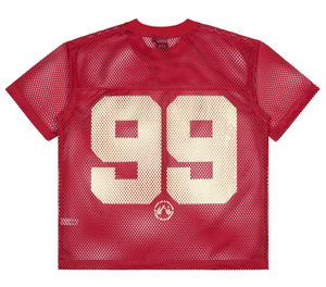 Unisex Custom American Football Jersey 100% Polyester Solid Short Plus Size Breathable Mesh Team Uniform Stitched Logo Wholesale - Product Image 1