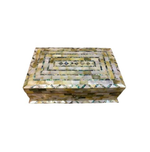 Antique Mother Of Pearl Inlay Keepsake Organizer & Jewelry <b>Box</b> Modern <b>Shelf</b> <b>Box</b> Jewelry Organizer for Wedding Or Festive Gifting - Product Image 2