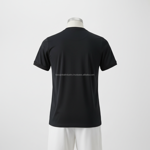 Uniforme de badminton pour hommes, manches courtes, respirant, sur mesure, OEM, vente en gros - Product Image 3