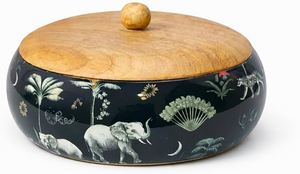 Premium Rustic Wooden Chapati Hotpot <b>Box</b> Roti Storage <b>Container</b> Handmade Eco Friendly Kitchen Serving Food Warmer <b>Box</b> - Product Image 4
