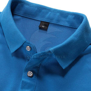 Polos de qualité supérieure, polos décontractés pour hommes, couleur personnalisée avec logo personnalisé. - Product Image 4