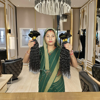 Paquets de cheveux vierges bruts bon marché extensions de cheveux humains tressés bouclés birmans 100% extensions de cheveux humains bruts vietnamiens non transformés