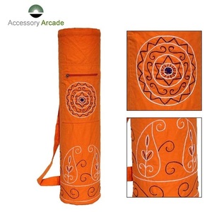 Bolsa de Transporte para Esterilla de Yoga Portátil con Logotipo Personalizado, Ecológica, de Lona de Algodón/Nailon/Poliéster, Bolsa Grande para Yoga y Fitness - Product Image 3