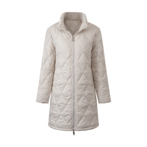 Abrigo Largo Acolchado de Estilo Minimalista para el Día a Día, con Cuello Alto, Resistente al Frío, Estilo Casual y Estético - Product Image 5
